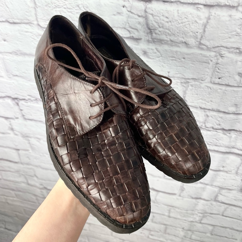 Sesto Meucci of Florence Woven Oxfords Size 9